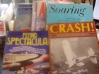 NICE LOT OF 8 X AIRCRAFT AVIATION MAGS CRASH FLYING SPECTACULAR WING TRANSAIR