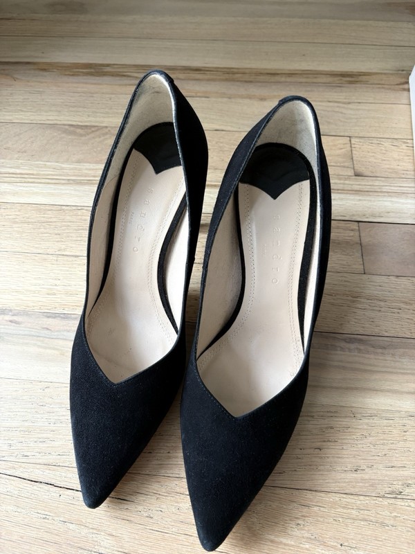Black Pumps Size 40 By Sandro Paris