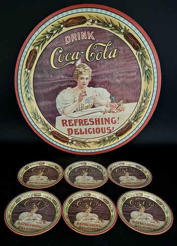 Vintage 75Th Anniversary Coca-Cola Play With Coasters