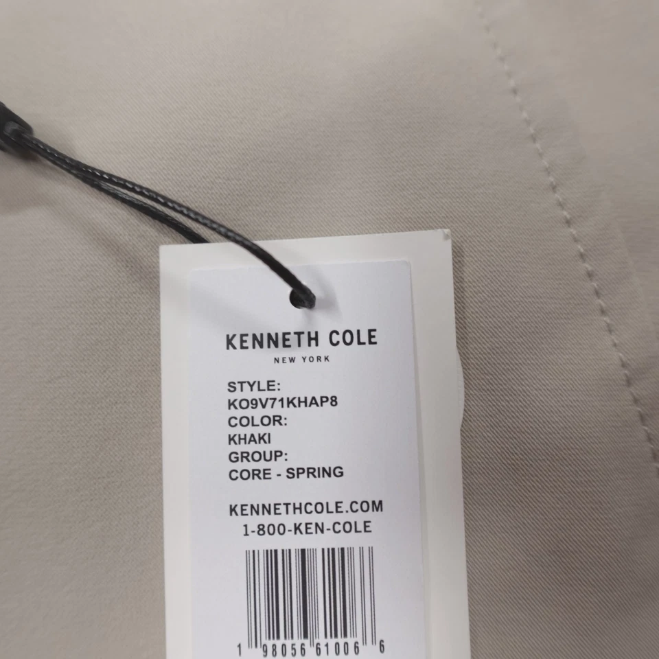 Pantalones de golf Kenneth Cole para hombre elásticos resistentes al agua mezcla de nailon caqui Foto 3 de 4