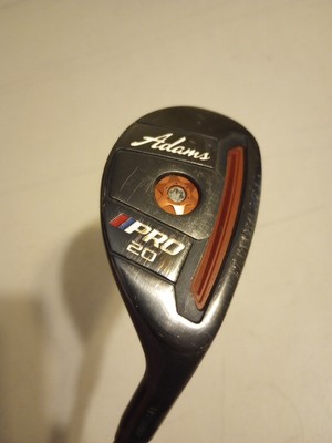 Adams IPro 20° Hybrid w/ Graphite Aldila Tour Reg Shaft ATX 75h 3.5-R Org Grip
