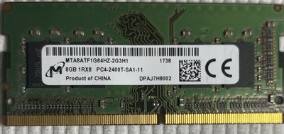 MICRON 8GB 1RX8 PC4-2666V-SA2-11-MTA8ATF1G64HZ-LAP TOP RAMs