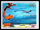 💥 FAREWELL # 39 Topps Pokemon Movie Mewtwo Strikes Back Blue Logo Pokemon