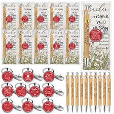 10 Sets Christmas Teacher Appreciation Gifts Bulk Thank You Teachers Gifts wi...
