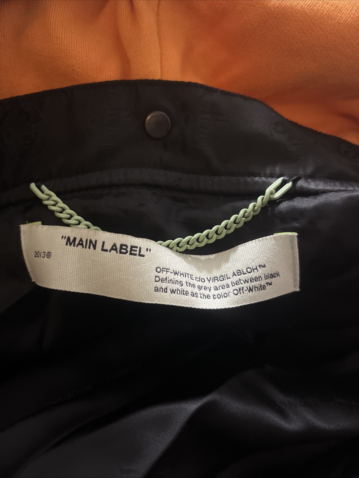 Off-White Monogram Hooded Bomber Jacket OMEH012R2… - image 7