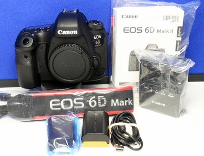 Canon EOS 6D Mark II 26.2MP DSLR Camera (Body Only) - Low Shutter Count (9,300)