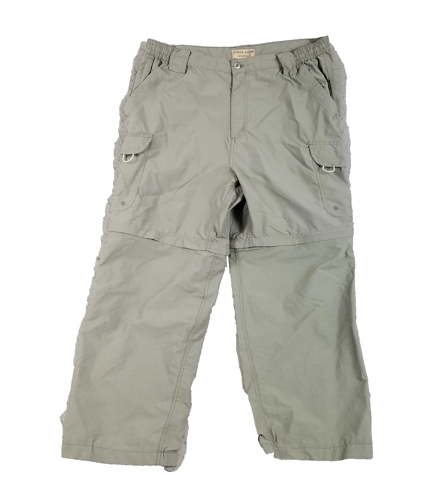 Rugged Earth Outfitters Pants Mens Large 36x28 Convertible Hiking Outdoor Nylon