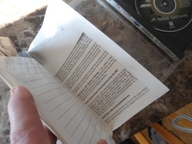 The Crow : City Of Angels Sega Saturn  CIB mositure damage on manual , tested wo