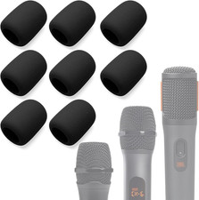 8-Pack Foam Mic Cover Compatible with JBL Partybox Wireless Mic Microphones, Wir