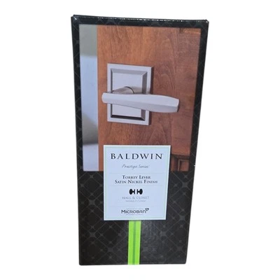 Baldwin 93520-011 Torrey Pines Passage Lever for Hall or Closet Handle in Satin