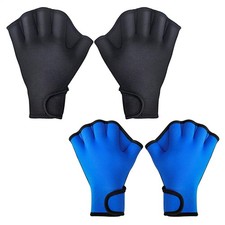 Swimming Webbed Fabric Aqua Gloves Strength Resistanc Training Neoprene Gloves