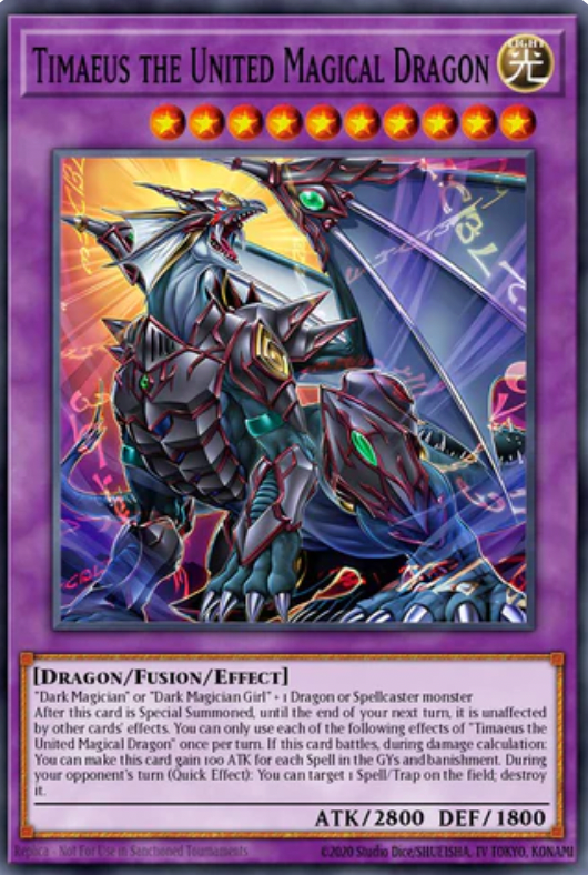 yugioh tamias dragon card Timaeus the United Magical Dragon MZMU-EN012 - Ultra Rare