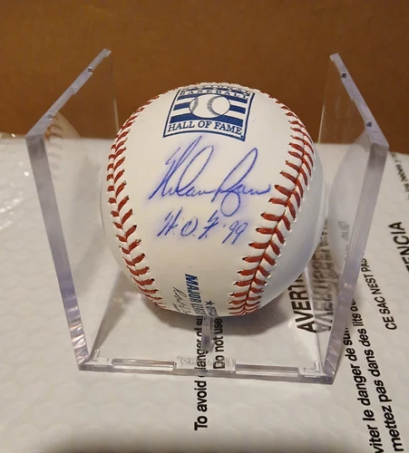 Nolan Ryan Signed Hall of Fame Baseball with HOF Inscription - Fanatics COA