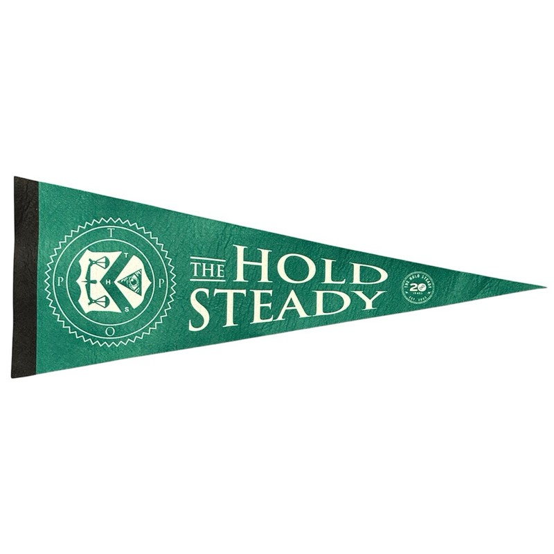 The Hold Steady 20th Anniversary Commemorative Felt Pennant VIP Tour Souvenir