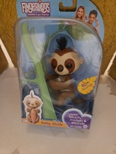 Fingerlings Baby Sloth - Kingsley Brown -  Interactive Baby Pet - by WowWee