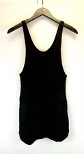 Vintage 1920's B.V.D. Size Small Black Wool Men's Swimsuit