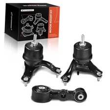  3PCS Engine Motor Mount Transmission Mount Torque Strut Mount Set Compatible 