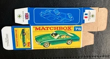 Matchbox #75 Ferrari Berlinetta ‘68-‘70 Type F Repro Box 