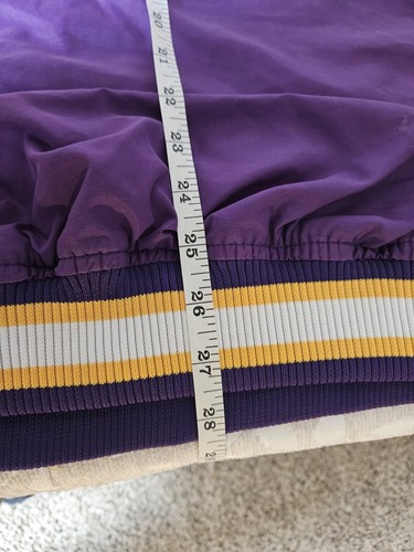 90s Pro Line Starter Minnesota Vikings Windbreaker Pullover Jacket 2XL - Picture 10 of 10