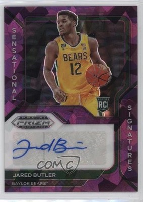 2021 Panini Prizm Draft Picks Purple Ice 52/99 Jared Butler Rookie Auto RC 1bj7