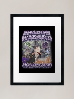 Schattenzauberer Geldbande Gerahmtes Kunst Gerahmtes Wandbild Poster Leinwanddruck Bild