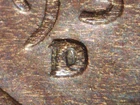 HIGH GRADE MINT ERROR 1938-D  LINCOLN WHEAT CENT RPM#1  FS#501  AU+