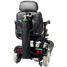 Oxygen Tank Holder Wheelchair Hanging Bags Portable Storage Bag Black