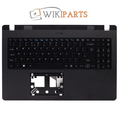 Neu Acer Travelmate P2 TMP215-53-51LK 6B.VPVN7.031 Handauflage Abdeckung schwarz Tastatur