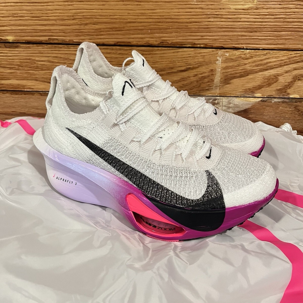Nike Air Zoom Alphafly NEXT% 3 'White Vivid Grape' [FD8315 Nike Air Zoom Alphafly NEXT% 3 'White Vivid Grape' [FD8315