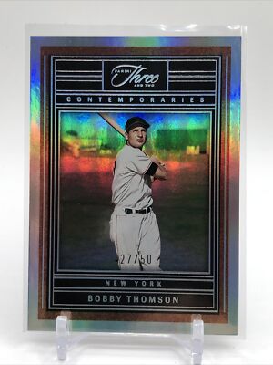 2023 PANINI THREE & TWO BOBBY THOMPSON CONTEMPORARIES /50 GIANTS No. C-BT