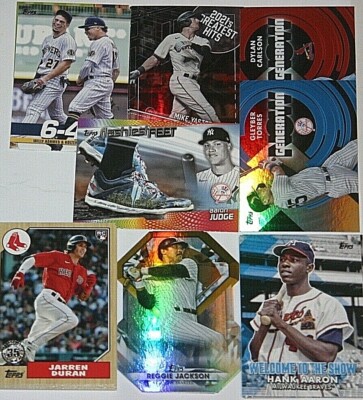 2022 Topps Baseball Series 1, 2, & Update Inserts - Pick From Drop Menu