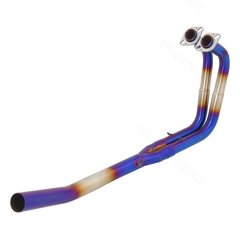 Puntas de escape de cabezal tubo de enlace para Kawasaki Ninja 250 400 Z250 Z400 motocicleta Foto 2 de 4