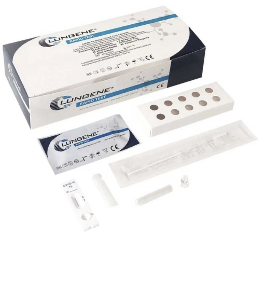 Für 3,00 Euro 25 Stück Clungene Schnelltest !!!