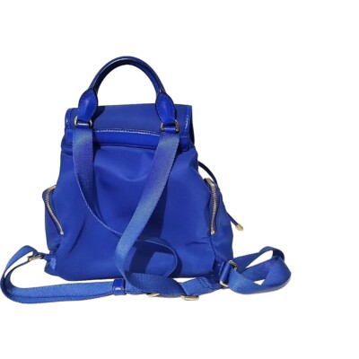 Lauren Ralph Lauren Keely Backpack Blue Purse Gold Soft  display picture 2