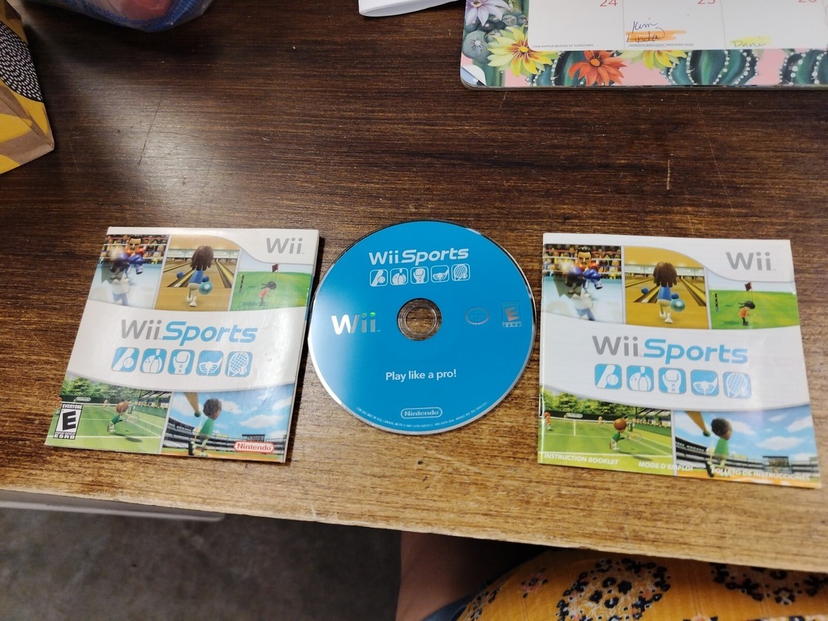 Wii Sports Nintendo Wii Game Complete With Manual And Cardboard