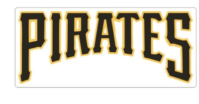Pittsburgh Pirates MLB Baseball Sticker Decal S446