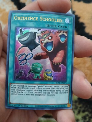 Obedience Schooled BLAR-EN071 Battles of Legend: Armageddon 1st Edition