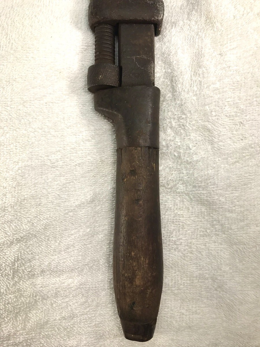 Antique W&B J.H Williams 12” Adjustable Monkey Wrench