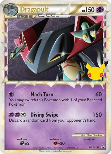 2025 Pokemon, Mcdonalds Promos, #006/015 Dragapult, Promo
