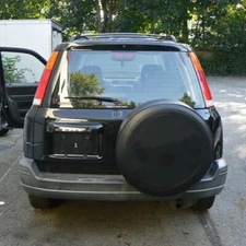 For Honda CRV CR-V 14" Spare Tire Tyre Wheel Cover Black Soft Leather Waterproof