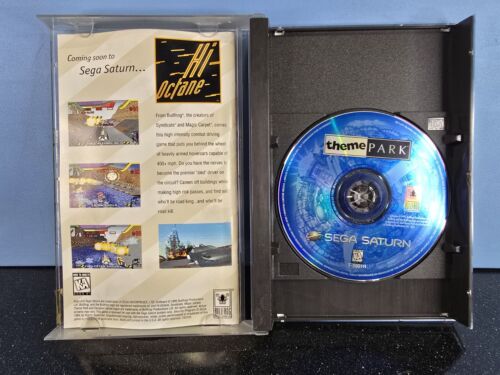 Theme Park - Sega Saturn Video Game USA NTSC Complete With Manual 1995 - Picture 11 of 16