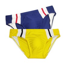Mens Swimsuit Trunks Soft Comfortable Swimmig Briefs Slips Beach Bikini Swimwear