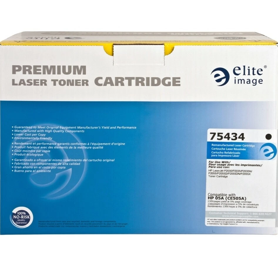 For HP LaserJet P2030/p2035 Hp 05A (CE505A) 2,300 Page Yield, Black (ELI75434) - Image 2 of 4