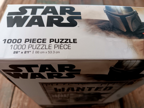 Rompecabezas de póster Mandalorian The Child Baby Yoda Wanted 100 piezas sellado - Imagen 3 de 4