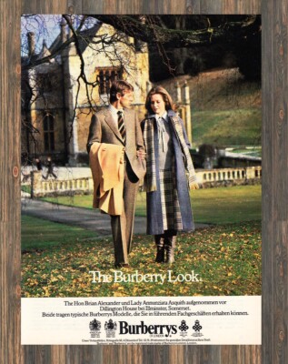 Burberry - Burberrys of London - Reklame Werbeanzeige Original-Werbung 1979 (3)