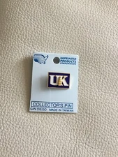 Vintage Imprinted Products Corporation University Of KY Lapel Pin Made In Taiwan