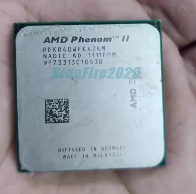 AMD Phenom II X4 840 Socket AM3 CPU Processor 4-Core 3.2 GHz 95W （HDX840WFK42GM）