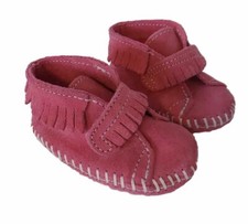 Minnetonka suede moccasins infant toddler baby shoes size 1