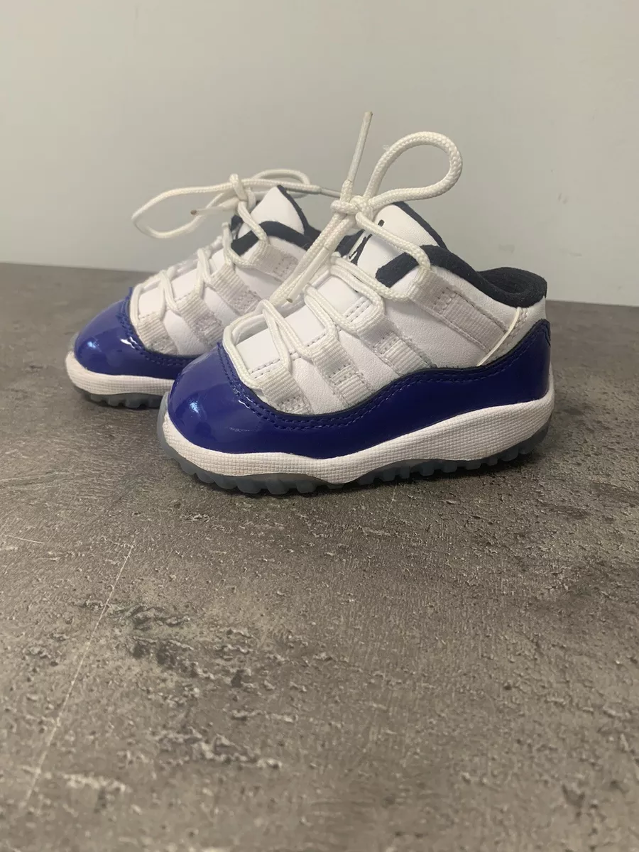 Air Jordan 11 Retro Low TD Concord Sketch 645107-100 Blue Little Kids 4C  Toddler