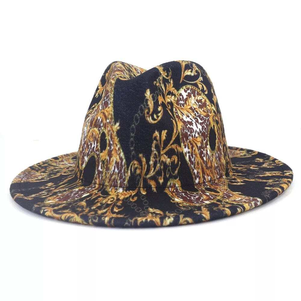 Stylish Bumble Paisley Fedora Hat for Modern Fashion-image